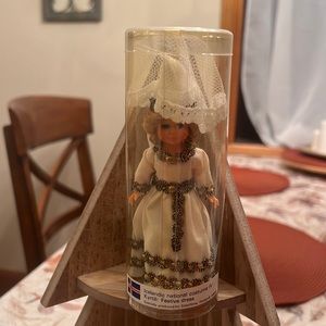 Icelandic Doll Festive Dress Vintage